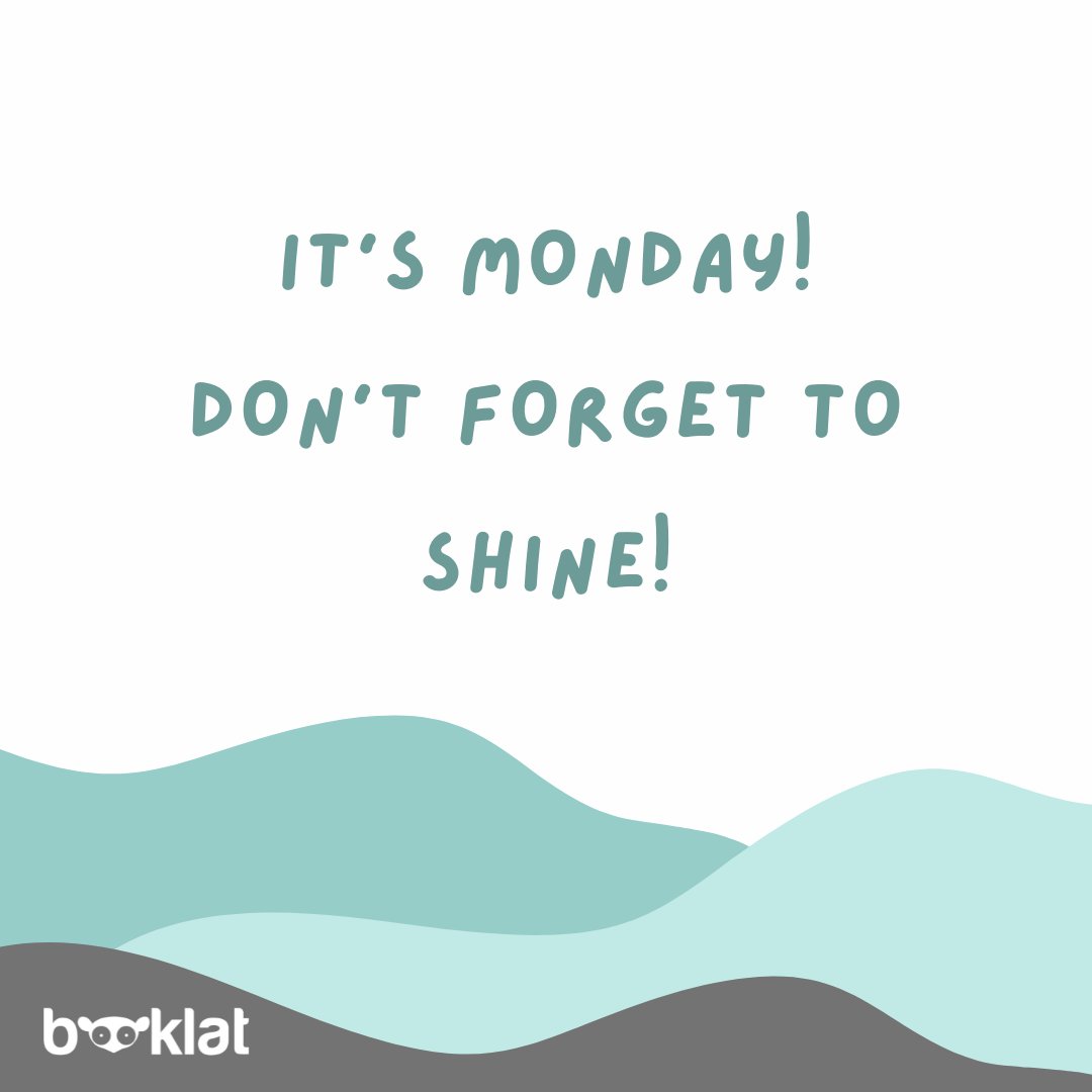BooklatOfficial's tweet photo. Don't forget to shine!

#Booklat #MotivationMonday #MonSlay https://t.co/WN3ZMVzvRl