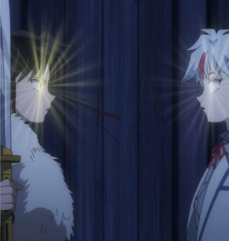 Natalie34787885's tweet photo. ⚪ The Tessaiga and Tenseiga energy are the same color of Towa and Setsuna gold and silver rainbow pearls. 🟡
#Inuyasha #Sesshomaru #Tessaiga #Tenseiga #Towa #Setsuna #rainbowpearls https://t.co/IAUe5SwIEF