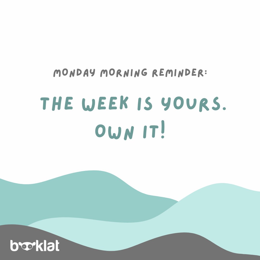 BooklatOfficial's tweet photo. Own it!

#Booklat #MotivationMonday #MonSlay https://t.co/lZp4Paq1fC