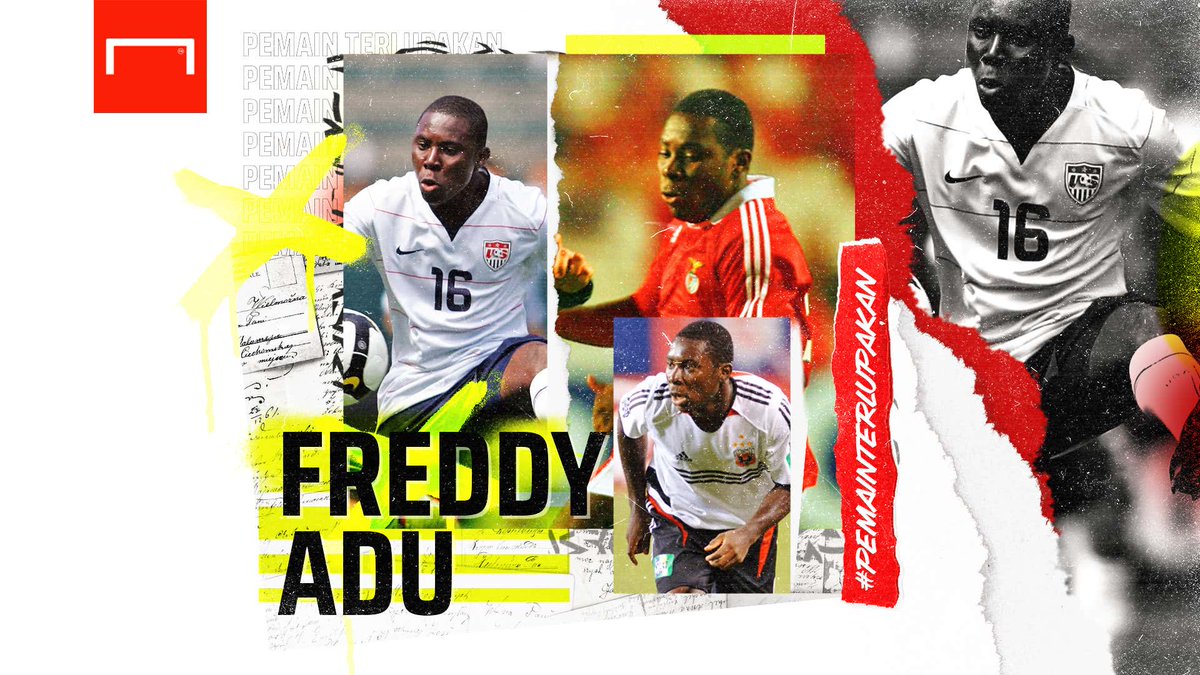 Freddy Adu - Dikagumi Sir Alex Ferguson Tapi Bolak-Balik Tanpa Klub: Pemain timnas Amerika Serikat kelahiran Ghana ini pernah disebut sebagai 'Pele baru', namun sekarang berstatus pengangguran. dlvr.it/SC54Rs