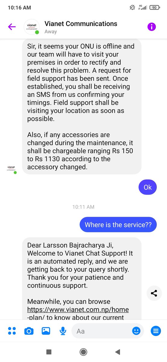 larssonbajra's tweet photo. #vianet
Get your shit together.
Customer service at its worst. https://t.co/HlqNZPu4ld