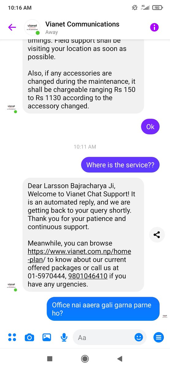 larssonbajra's tweet photo. #vianet
Get your shit together.
Customer service at its worst. https://t.co/HlqNZPu4ld