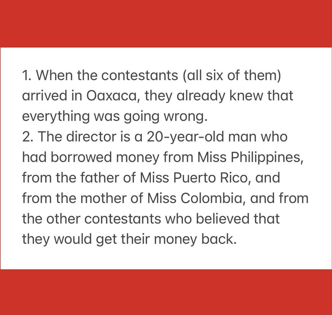 samcatsince2018's tweet photo. MISS GLAMOUR INTERNATIONAL 2021 SCAM: here's the whole 🍵 (Part 1)
#MissGlamourInternational #MissGlamourInternational2021 #GiannaLlanes 

*All photos from ig: criticalbeautyofficial https://t.co/oPWOTecB83