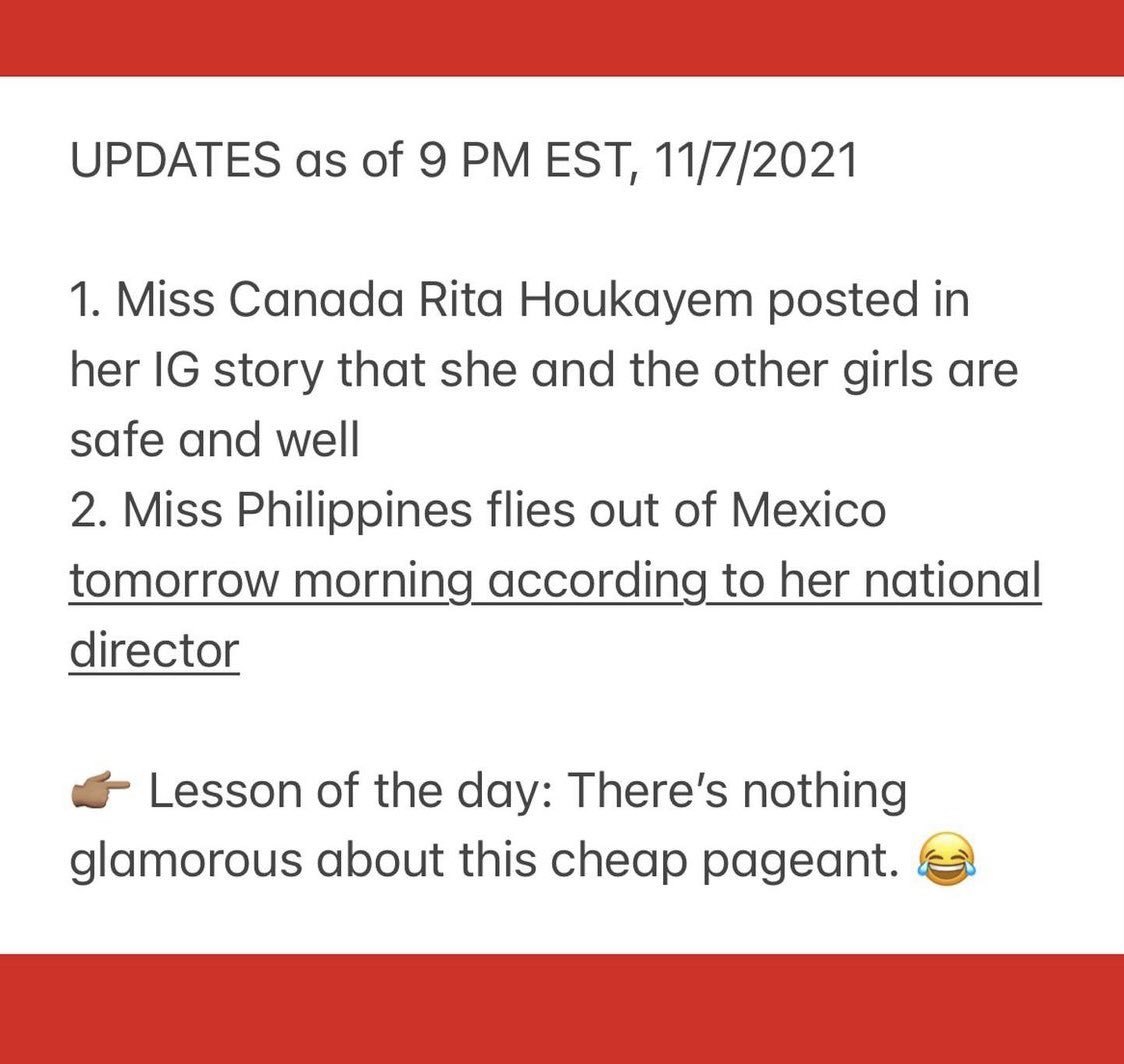 samcatsince2018's tweet photo. MISS GLAMOUR INTERNATIONAL 2021 SCAM: here's the whole 🍵 (Part 2)
#MissGlamourInternational #MissGlamourInternational2021 #GiannaLlanes 

*All photos from ig: criticalbeautyofficial https://t.co/Tiw0LC2j2c