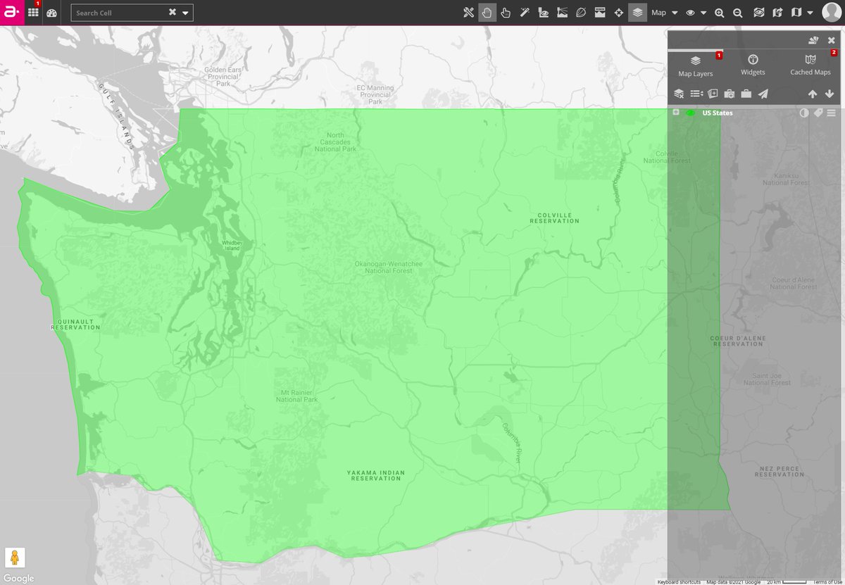 pnelson917's tweet photo. Day 7 of the #30DayMapChallenge: Green…Washington, the Evergreen State, is one of the greatest US states...I'm biased though. #IMNOS https://t.co/0muxT3SGvu