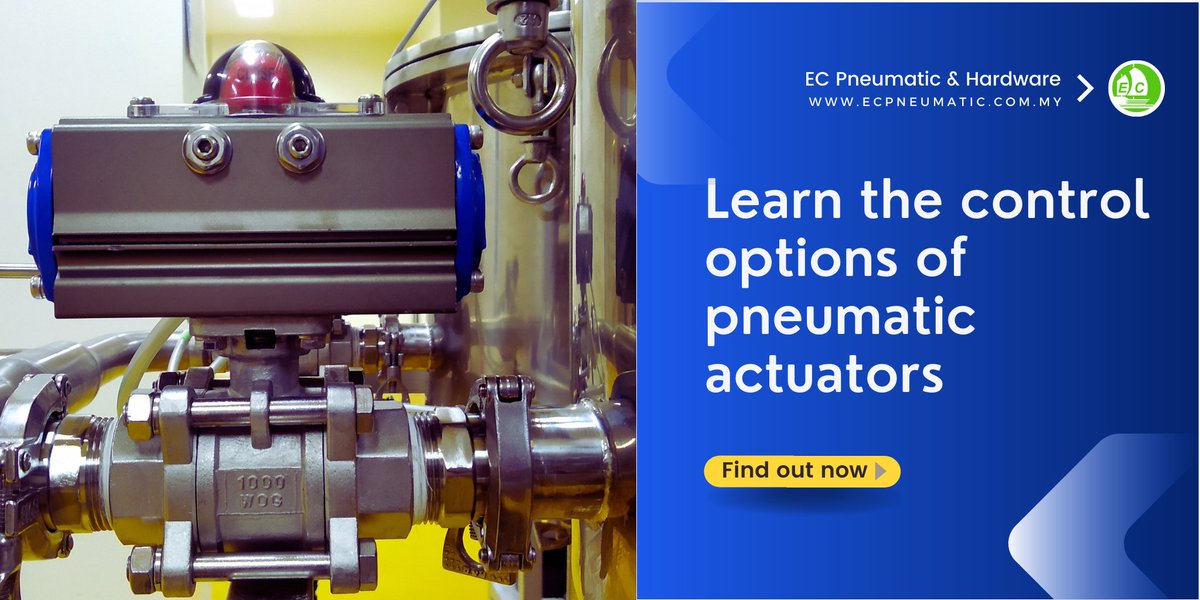 ECpneumatic's tweet photo. 🟦[PNEUMATIC BLOG] #Pneumatic #actuators are compact and powerful at the same time, as for the face delivered as it often the desired solution over electric or #hydraulic actuation, both of which can upsurge weight and convolution.

👉🏻https://t.co/DfK2x8XN7U https://t.co/18iTJAtJg9