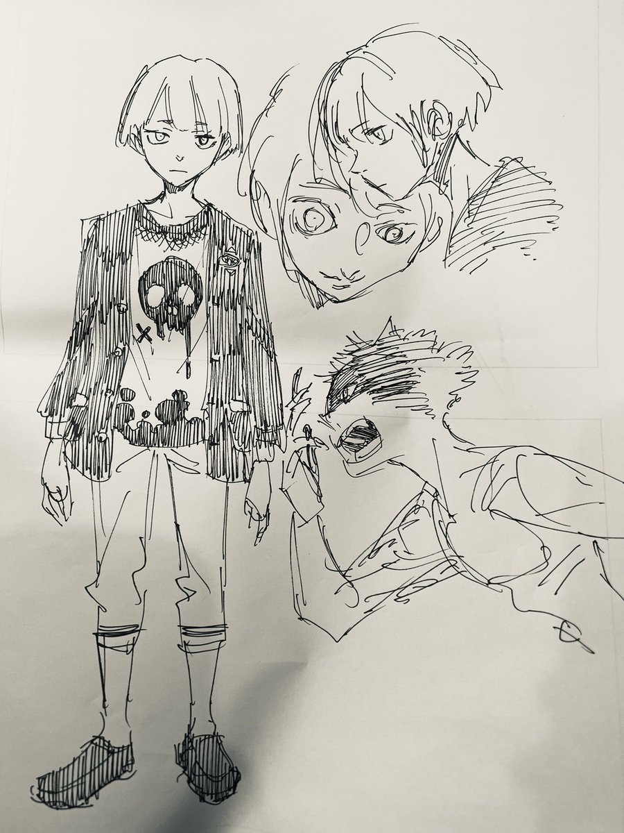 昔、何かの待ち時間に書いたラクガキ 