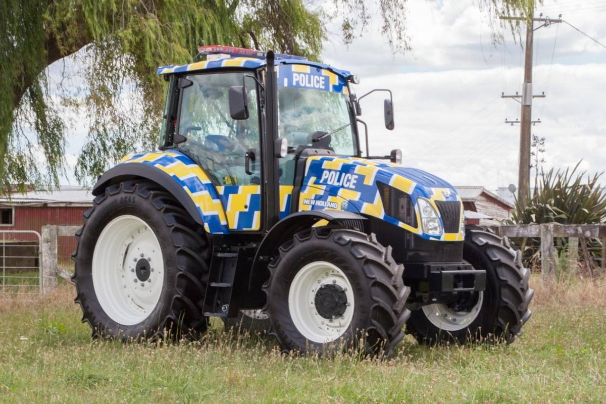 Check out this funny little thing🧐 Shout out to our funny looking officers with the NZ Police🚜🚨🚨
