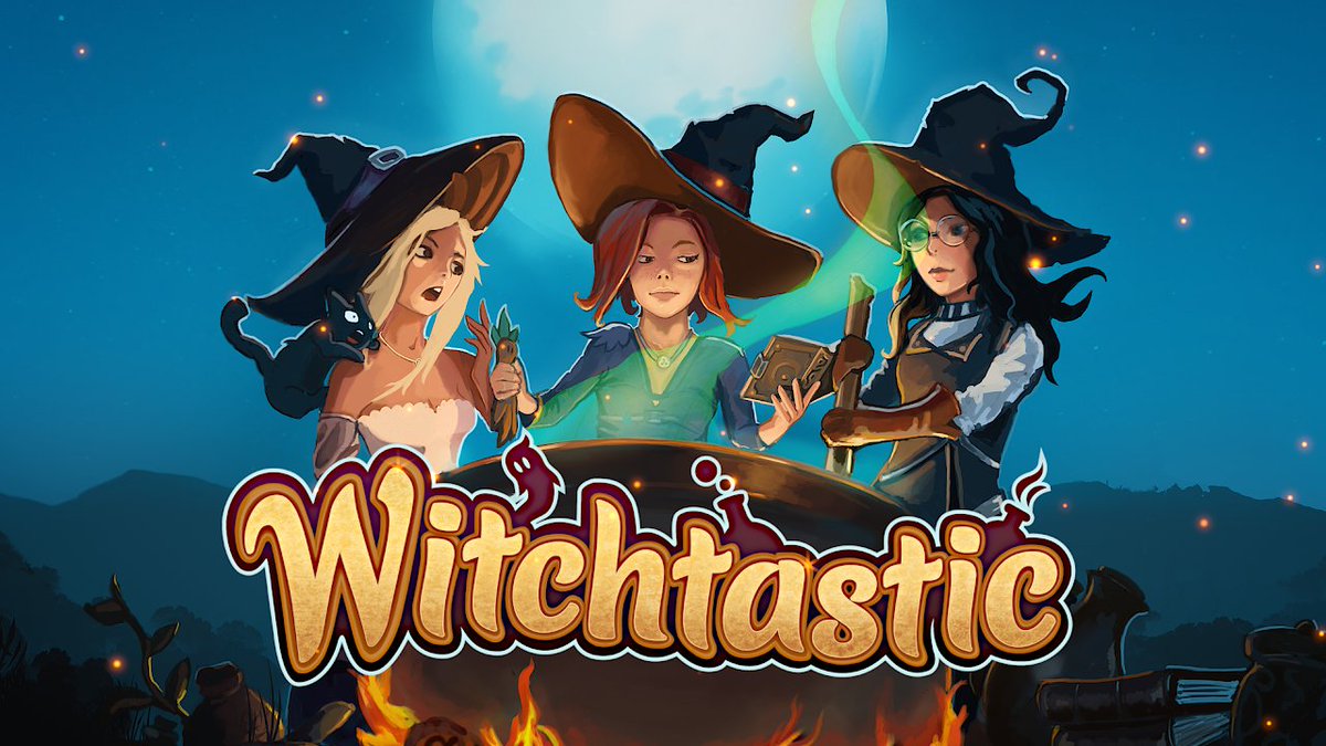 We're brewin up magic potions in WITCHTASTIC! stum.pt/3GWIdU6