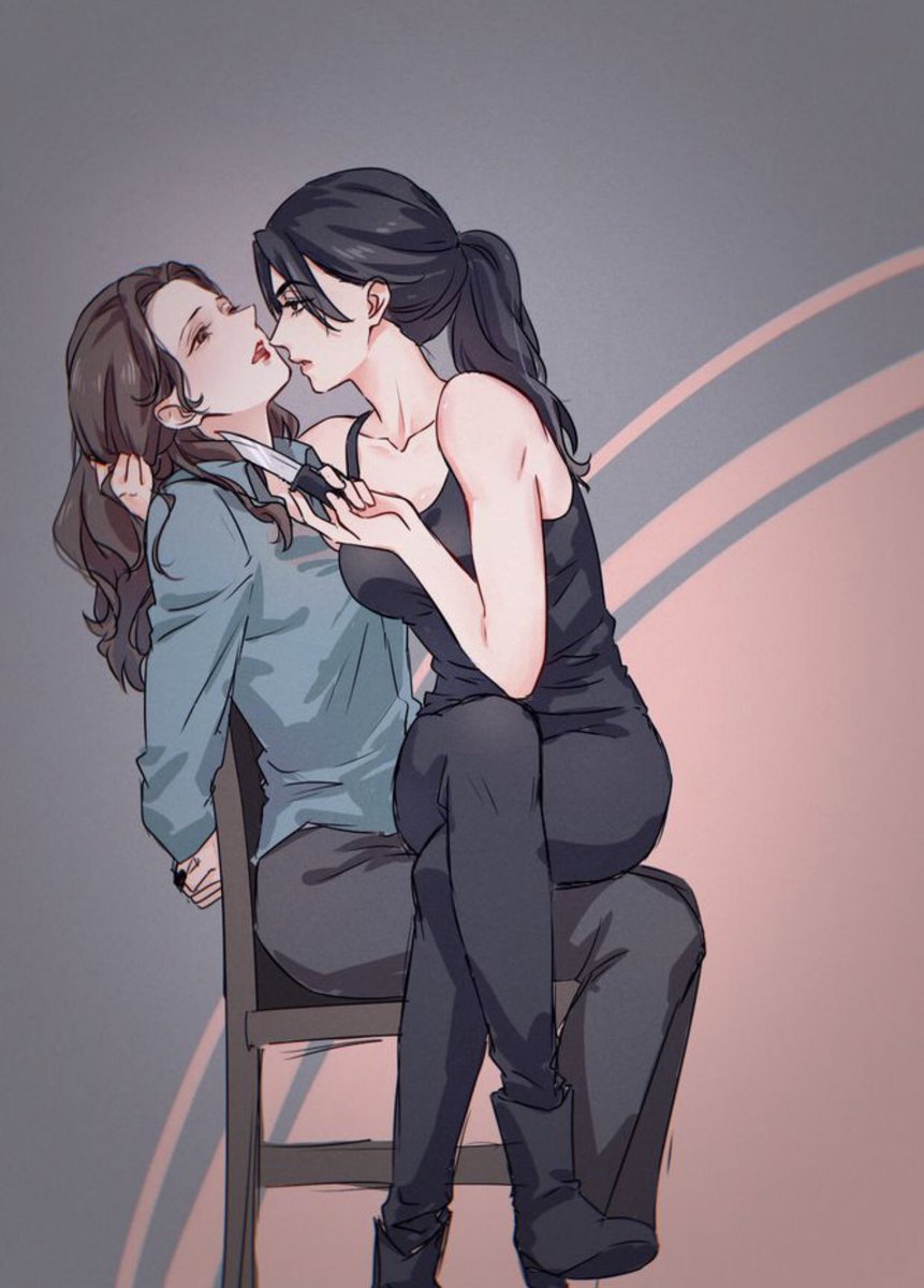 fantasy_fatal's tweet photo. «-If you don 't tell me the truth , I 'll cut your beautiful neck!
-She said that I'm beautiful”
#PersonOfInterest
@CBS we are waiting for ShootSpinOff! Give #RootandShaw a one more chance!
@netflix 
Fan art  by 一个玛子
https://t.co/ywN5t94qOq https://t.co/Xy5Se6lw5W