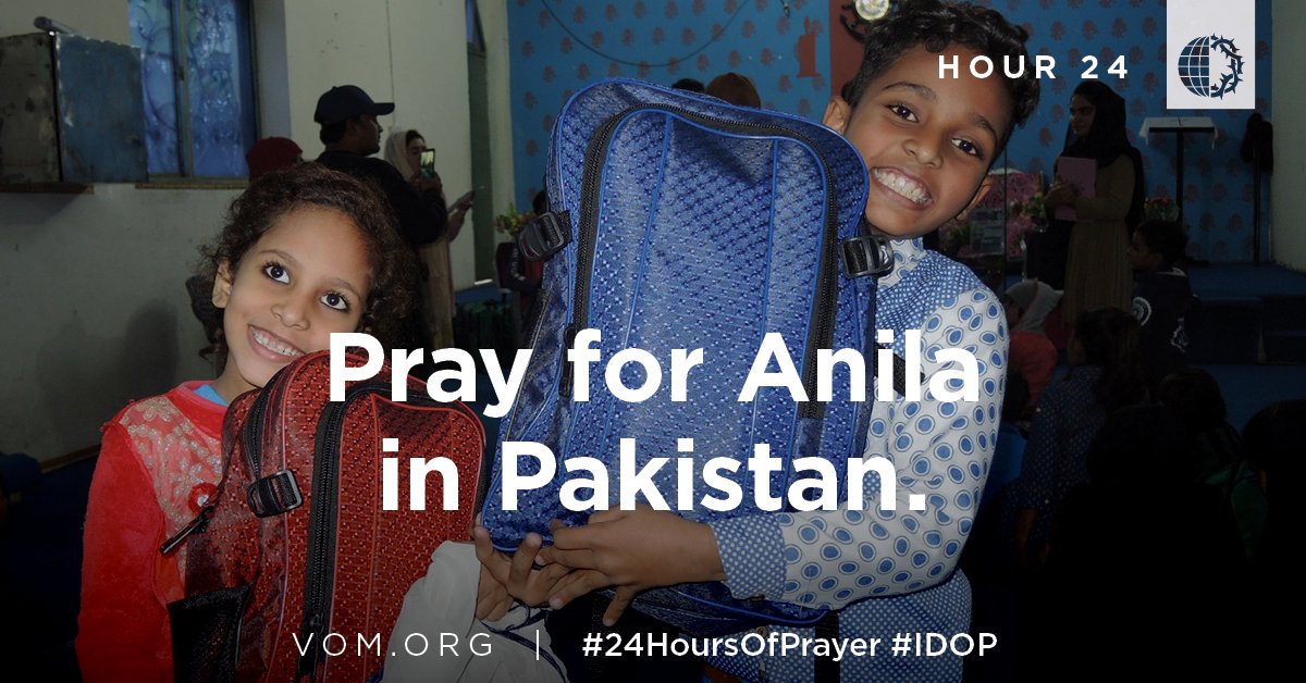 VOM_USA's tweet photo. Pray for Anila, a young girl in Pakistan who received a children's Bible. Pray Anila's alcoholic father will come to know Jesus through his daughter's example. #24HoursOfPrayer #IDOP https://t.co/RIa1QvbcAJ