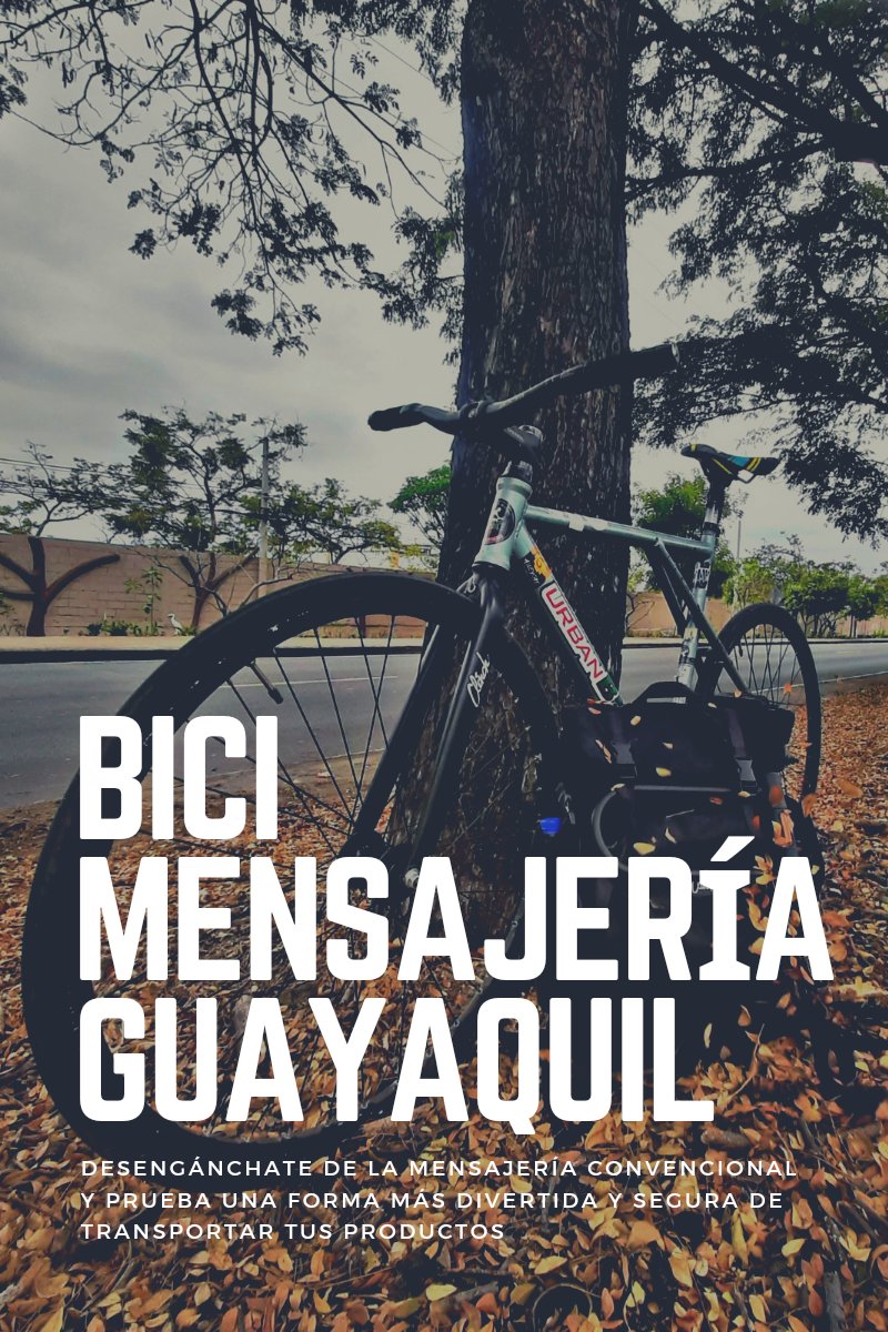 Urbanbike2's tweet photo. Bicimensajeria en Guayaquil, una alternativa Ecológica para el traslado de tus productos 📦✉
.
Únete al Cambio 🚴♂️🍃
Rápido, seguro y Ecológico ♻️
.
Consulta nuestras tarifas
📲0980670536
.
#Guayaquil #ecuador #bicimensajeria
#messfam #messlife #riders #bikers #bikemenssenger https://t.co/79GPmpDpz8