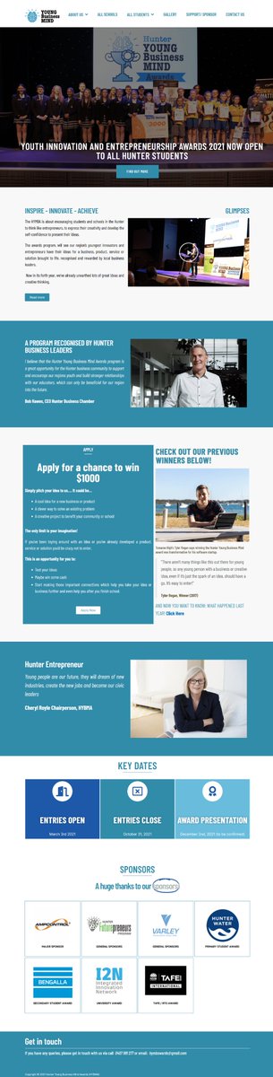 ABVentures_Bht's tweet photo. We are thrilled to be able to provide Hunter Young Business Mind Awards 2021 with our website redesign services. Thank you for the chances and for entrusting us with the task of redesigning your official website.

#abventures #bhutan #australia #WorkforceBlueprint #HYMBA #website https://t.co/NhoVT8d57t