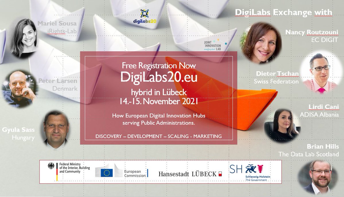 the #digilabs20 conference is an excellent exchange of best practices with <a href="/iRightslab/">iRights.Lab</a>, <a href="/DataLabScotland/">The Data Lab</a>, Smart City Insights, <a href="/djtschan/">Dieter J. Tschan</a>, ....
free registration digilabs20.eu