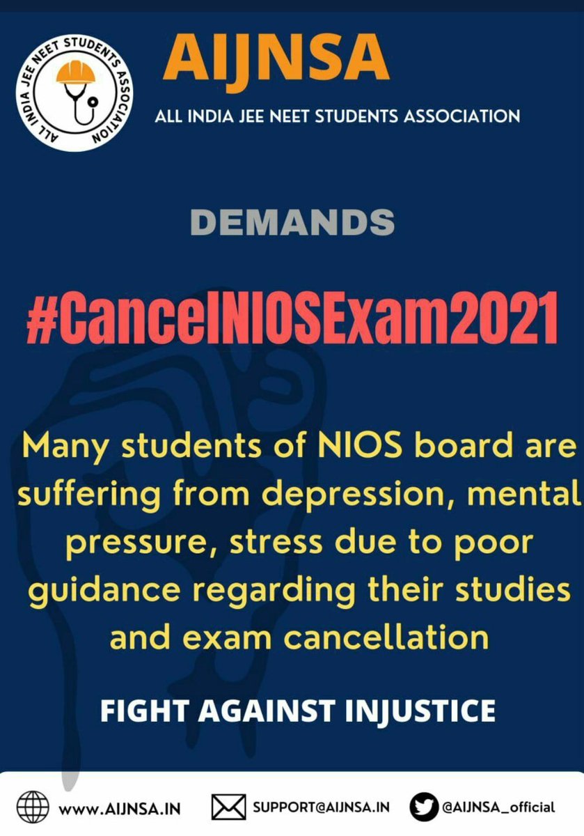 BhagathDeepa's tweet photo. Please cancel November exams #CancelNIOSExam2021 https://t.co/bokTGh64zK