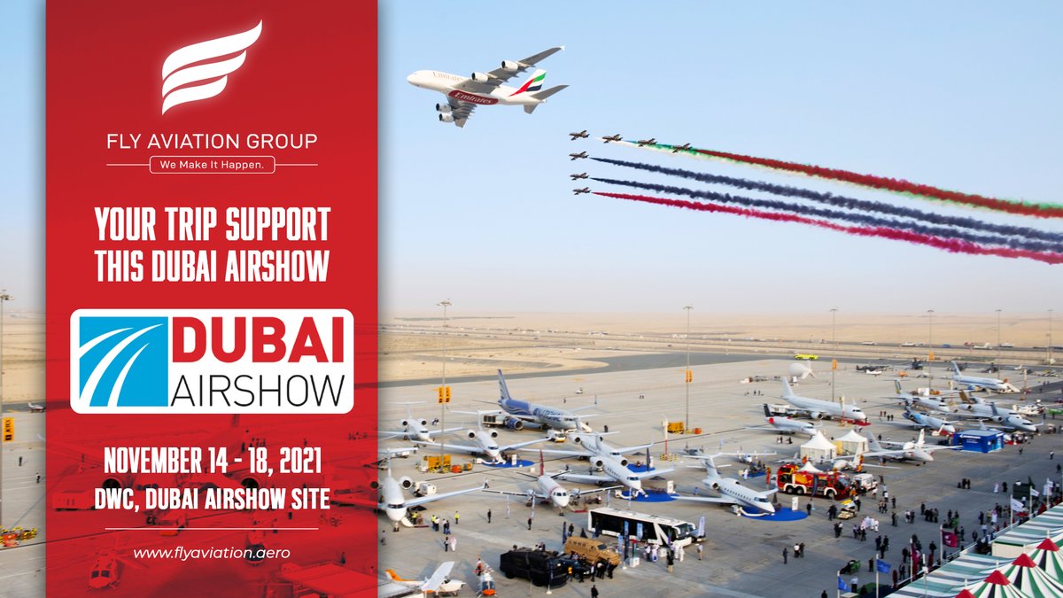 FlyAviationAero's tweet photo. This November from 14 – 18th, #DubaiAirshow is bringing the aerospace and defence industry together for what promises to be the most extraordinary experience in the history of air shows.

Visit our website for Trip Support services:
https://t.co/XQc1Eckzfe

#DubaiAirShow2021 https://t.co/AKNoMzb1dO
