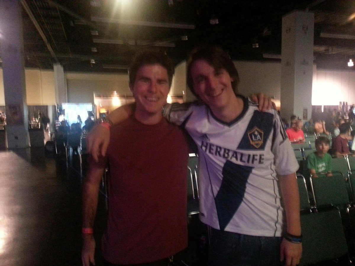 MrMBarr's tweet photo. @WillDieff @JERICHO I have to throw my MLG photo in, bhahaha, Anaheim 2014 https://t.co/VzvXS95ewO