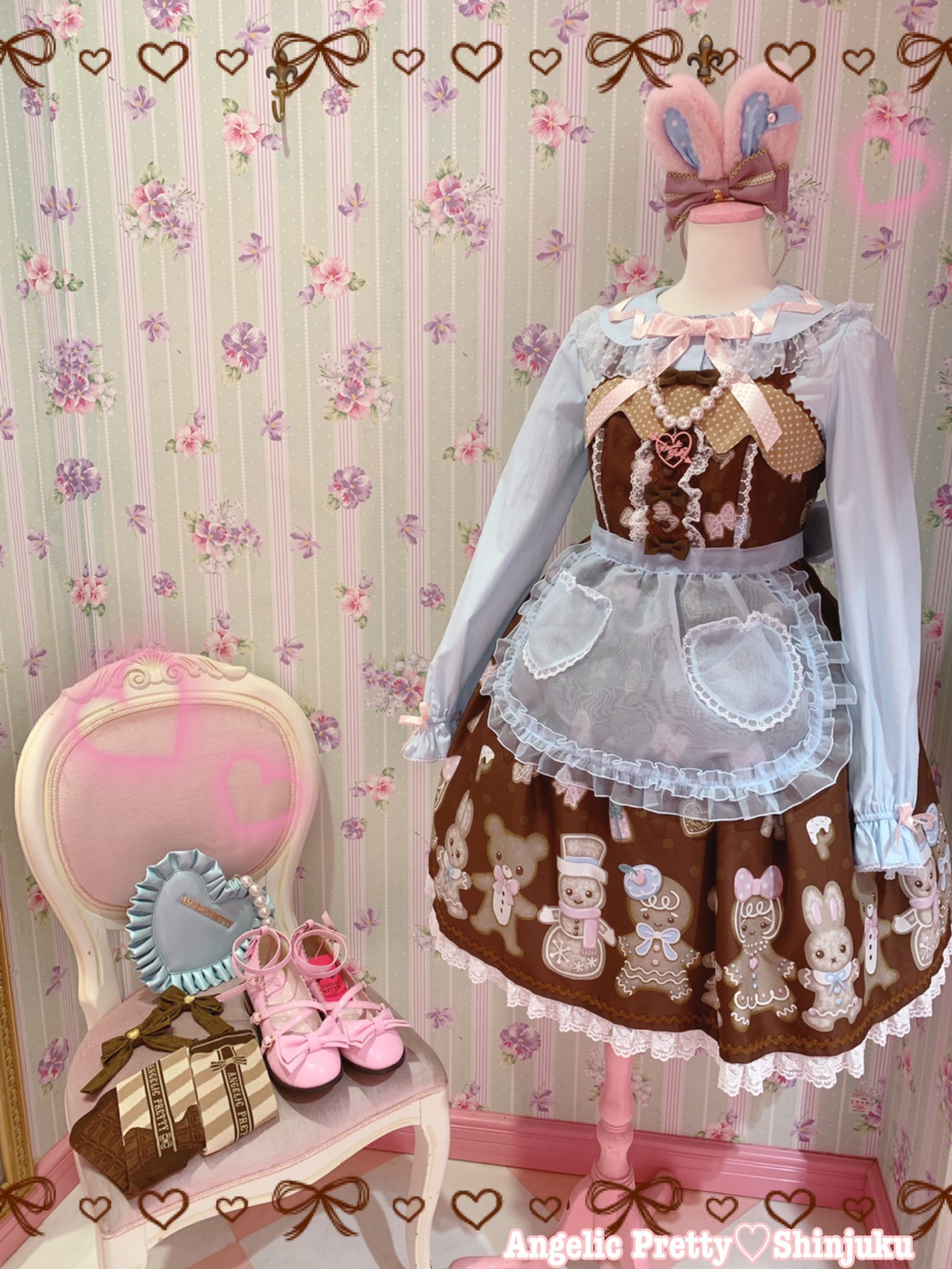 Angelic Pretty ジンジャークッキーサロペット