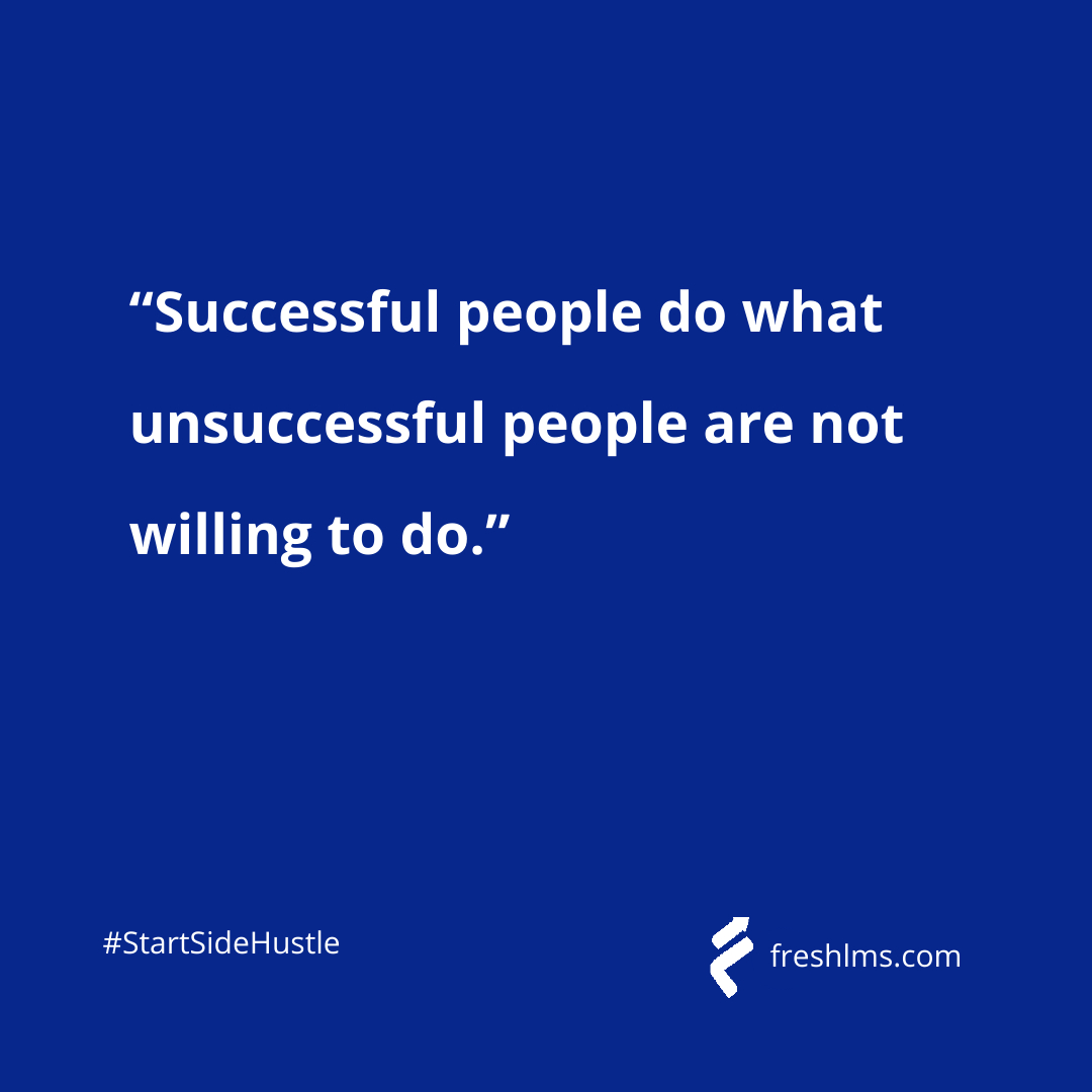 FreshLearnHQ's tweet photo. “Successful people do what unsuccessful people are not willing to do.” Jim Rohn
#FreshLMS #LMS #Onlinecourses #coursecreators #people https://t.co/fLAbcULiS3
