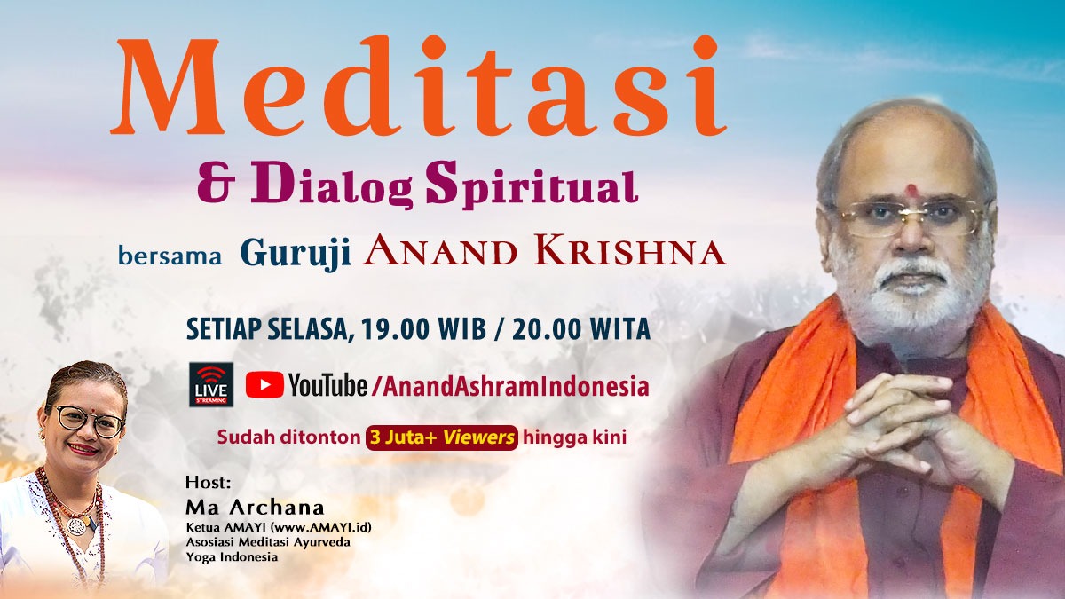 AnandAshramUbud's tweet photo. Setiap #Selasa di #YouTubeLive.
Silakan klik link utk bergabung:
https://t.co/MPY6h6GHmS

Silakan info ini disebarkan seluasnya sehingga bnyk orang bisa mendapat manfaat dari program ini. 
Terima kasih,
Rahayu

#kesehatanmental #dialog #spiritual #meditasi https://t.co/kKrlpUNXzO