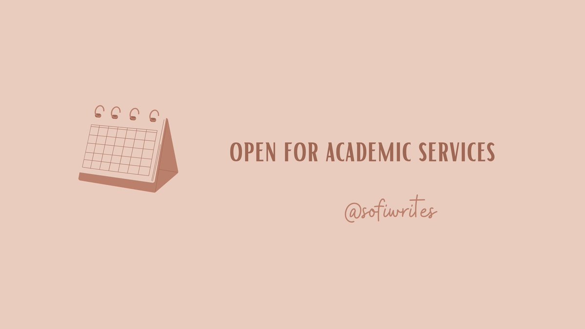 sofiwrites's tweet photo. Hi! It's me Sofia Writes, if you need help for your acads and more just dm me for more details, thank you. ^^ https://t.co/4oW25cvGwL