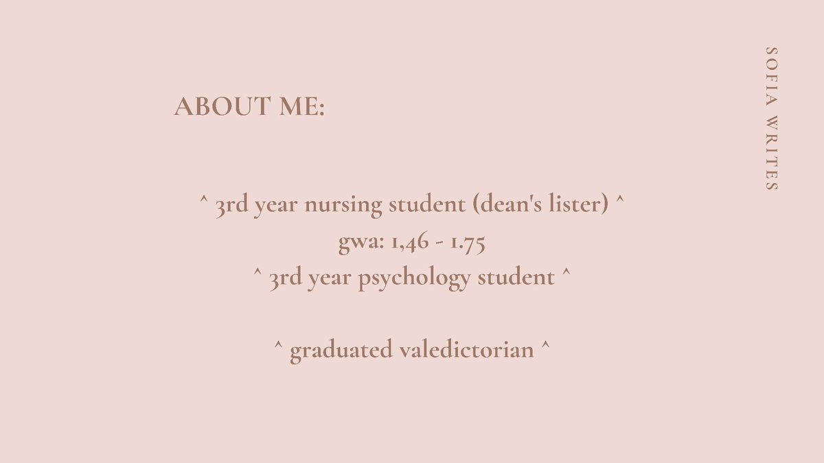 sofiwrites's tweet photo. Hi! It's me Sofia Writes, if you need help for your acads and more just dm me for more details, thank you. ^^ https://t.co/4oW25cvGwL