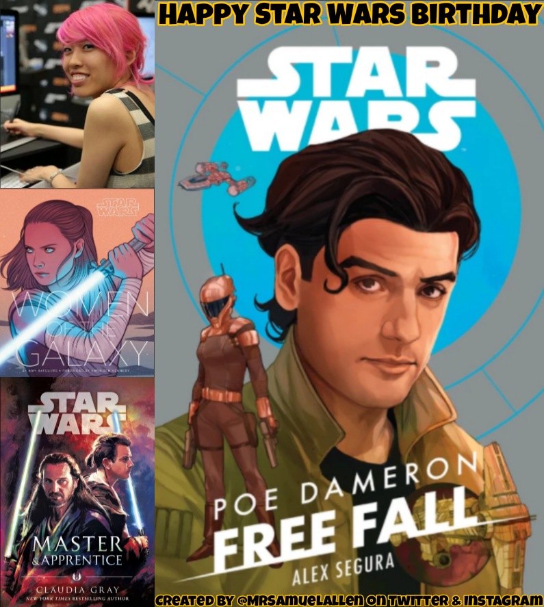 MrSamuelAllen's tweet photo. Happy Birthday to @alicexz, she worked as cover artist & illustrator on #StarWarsWomenOfTheGalaxy, #MasterAndApprentice & #PoeDameronFreeFall. Follow her on Twitter https://t.co/v2kd8mX9LX & Instagram https://t.co/sfYzDCn2Em. https://t.co/CTYHnFjL0U