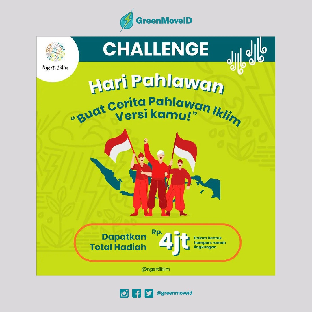 greenmoveid's tweet photo. Halo #Greenmovers! Pasti lagi kesemsem dengerin lagu CAR CRASH atau mendengar kabar meriahnya Prambanan karena PSS Sleman kan. 

Biar Senin makin hepi, nih mimin bagikan info menarik reposted from: @ngertiiklim https://t.co/REIZmVYicb