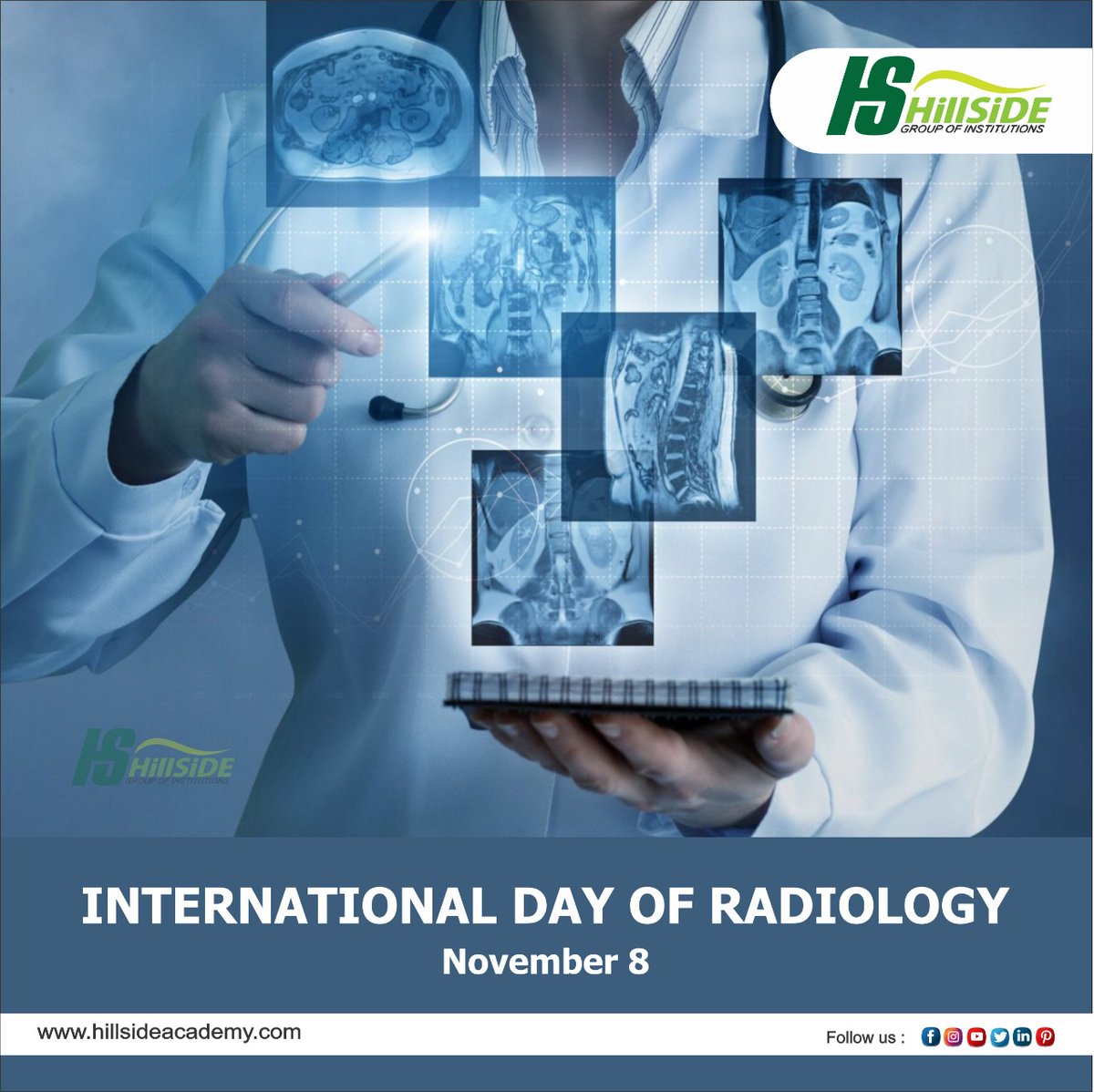 hillsidebschool's tweet photo. International Day of Radiology .
#radiology #xray #radiologia #medicine #radiologist #mri #medical #radtech #xraytech #radiologytech #radiographer #healthcare #imaging #radiologystudent #radiologylife #ctscan #medicalimaging #ultrasound  #xrays #covid   #radiologiaporamor #bhfyp https://t.co/035sXZ9844