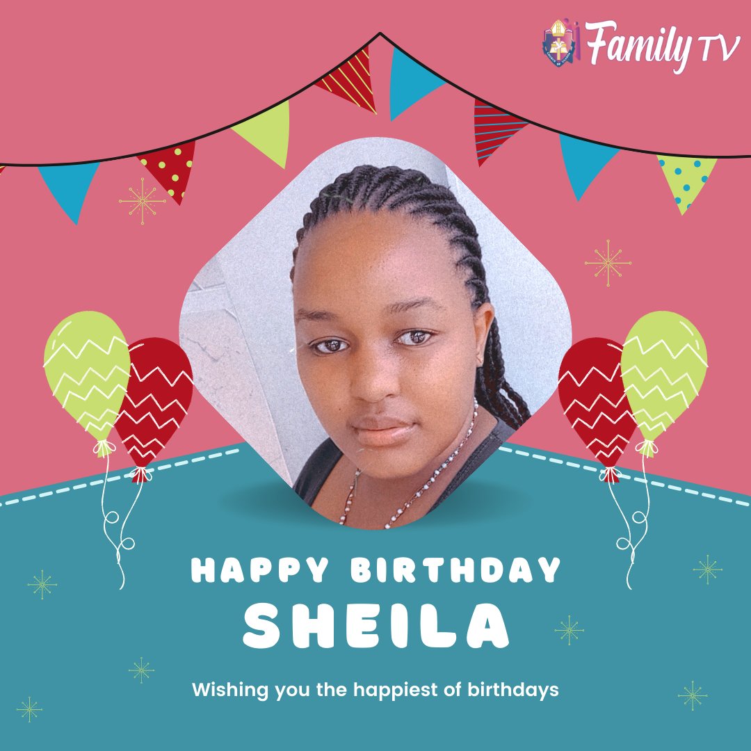 coufamilytv's tweet photo. 🌻Dear Sheilla Gatare, 

🌟We celebrate you. We thank God for your life Thank you for choosing to do internship with us. 

☀️We pray that God grants you wisdom, knowledge and understanding, surround you with love and favour. 

💕Happy Birthday to you! 💕
#Enrichinglives https://t.co/vfnG0f4Qy8