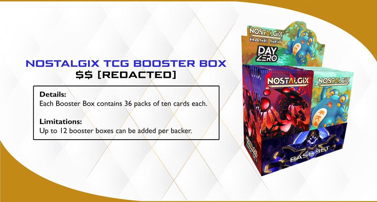 nostalgix tcg booster box Amazon.com: Nostalgix TCG: Base Set 1st Edition Booster Display Box (36  Packs) : Toys & Games