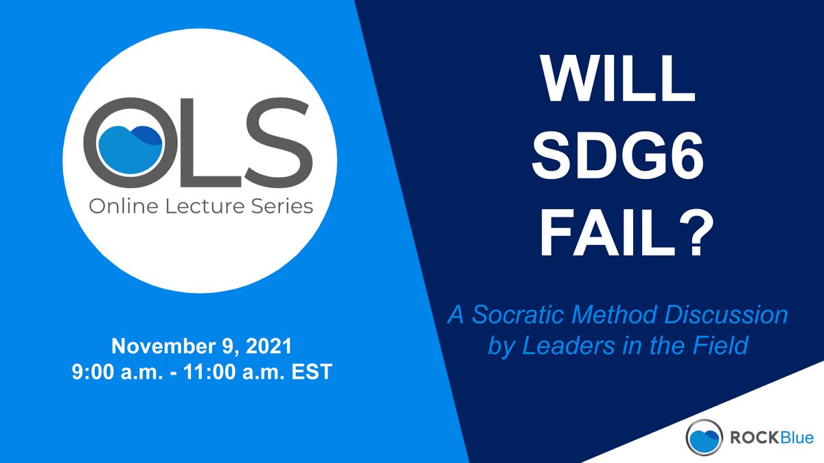 ROCKBlue_org's tweet photo. Join our us tomorrow for the webinar, "Will 
@UN #SDG6 Fail?" as experts from @WorldBank, @SNVworld, @WorldWaternet and elsewhere debate the #globalwatercrisis. 

https://t.co/ThEN7g75xh https://t.co/dwV3WISeSI
