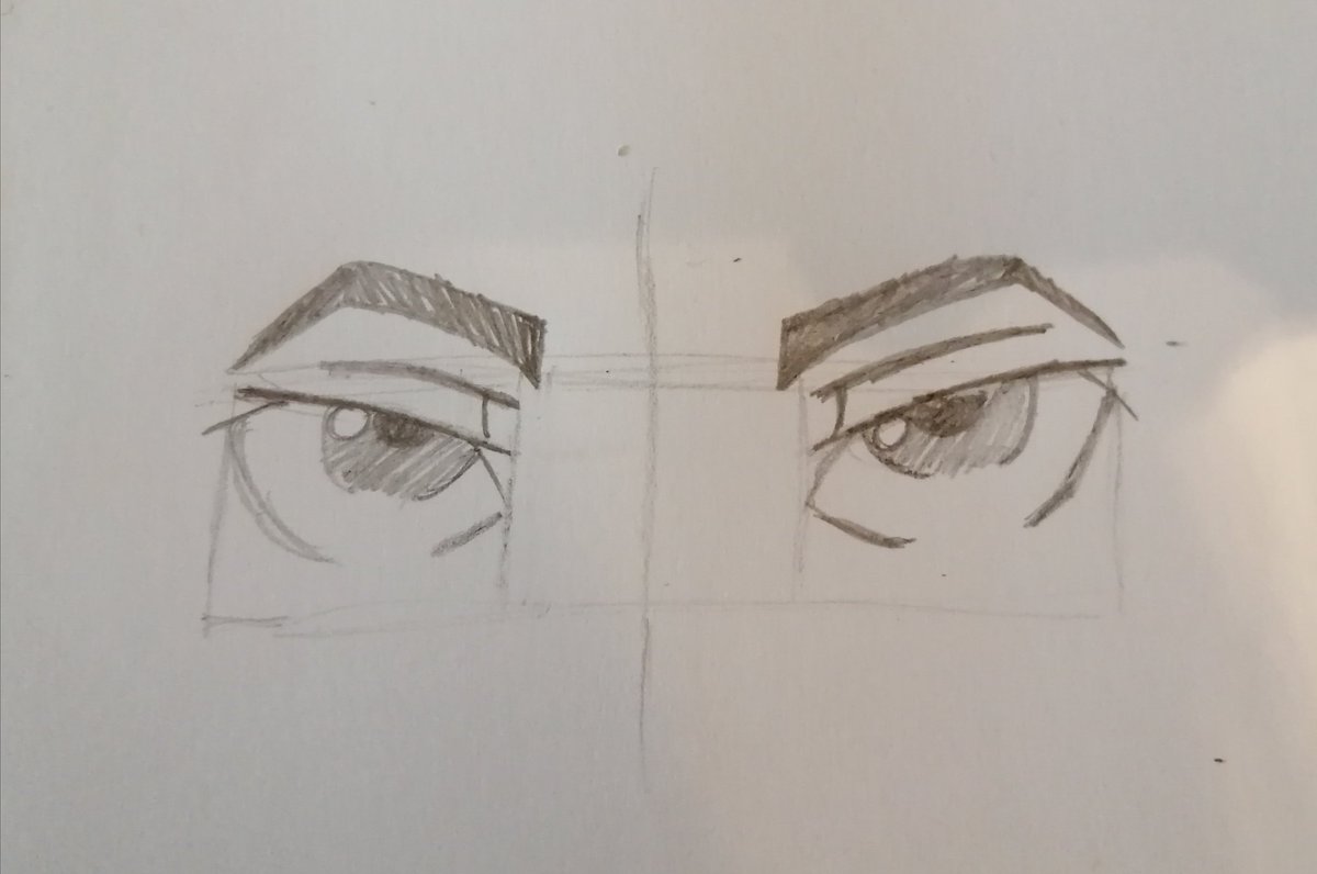 Marrylo74366397's tweet photo. - Eyes -
~
~
~
~ Today in art class we were drawing anime eyes. I didn't draw traditional for a long time so i didn't think i can make it and this is the first time i draw anime eyes. In the end i was shocked i actually made something. I think it's good for a first time. https://t.co/qa1kmKtjqu