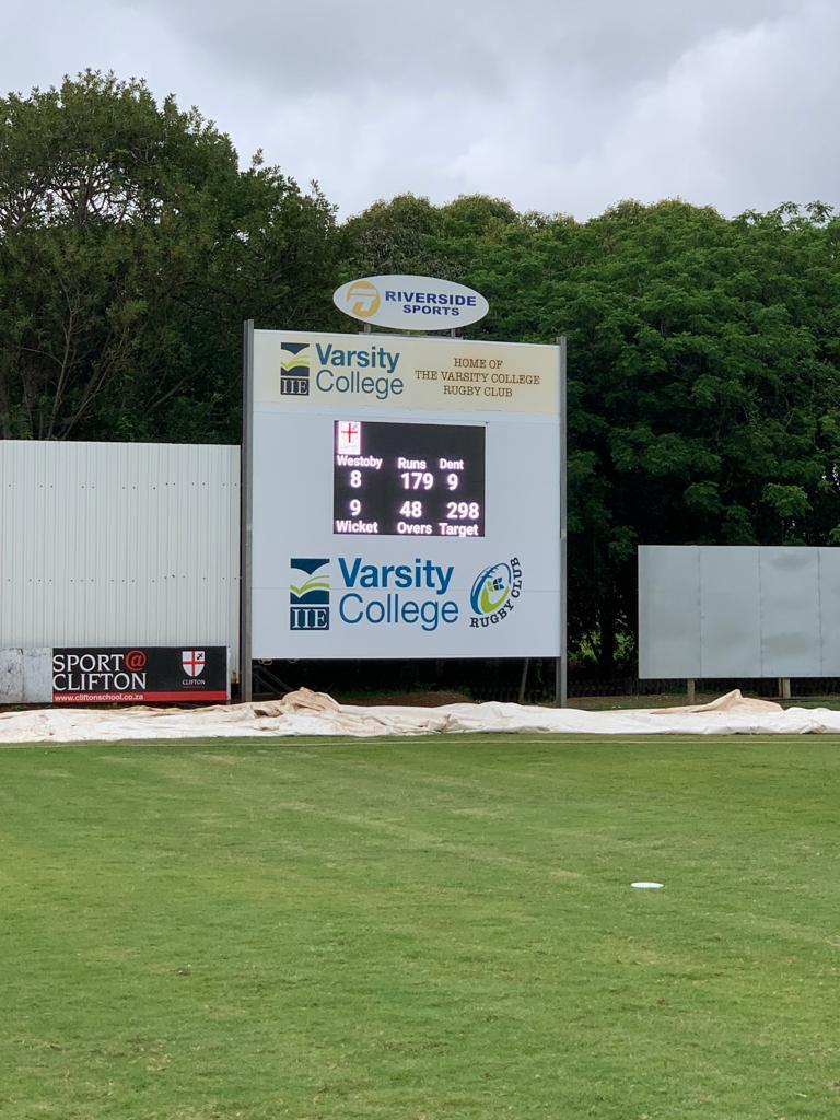 Following on from their recent victory against Northwood, our College 1st XI enjoyed a resounding and emphatic win over from Westville. Clifton 1st X1 vs Westville
Clifton 297/6 Pillay 43, Montgomery 68, Naicker 69, Vardaya 49
Westville 179
Clifton won by 118 runs 💥🏏