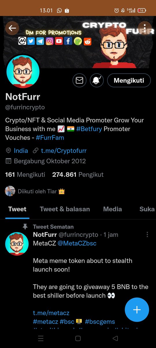 _Saltychips's tweet photo. @TiarCrypto @furrincrypto Bismillah done https://t.co/yXu5QvwFyk