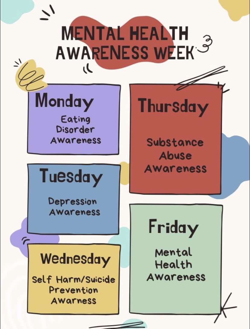 MENTAL HEALTH AWARENESS WEEK

LHS students and staff remember to wear purple tomorrow to support Eating disorder awareness