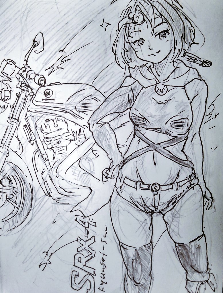 休憩落書きその2
白岩さん(@7575siraiwa3)とこの
SRX-4の流星ちゃん
#バイク擬人化 