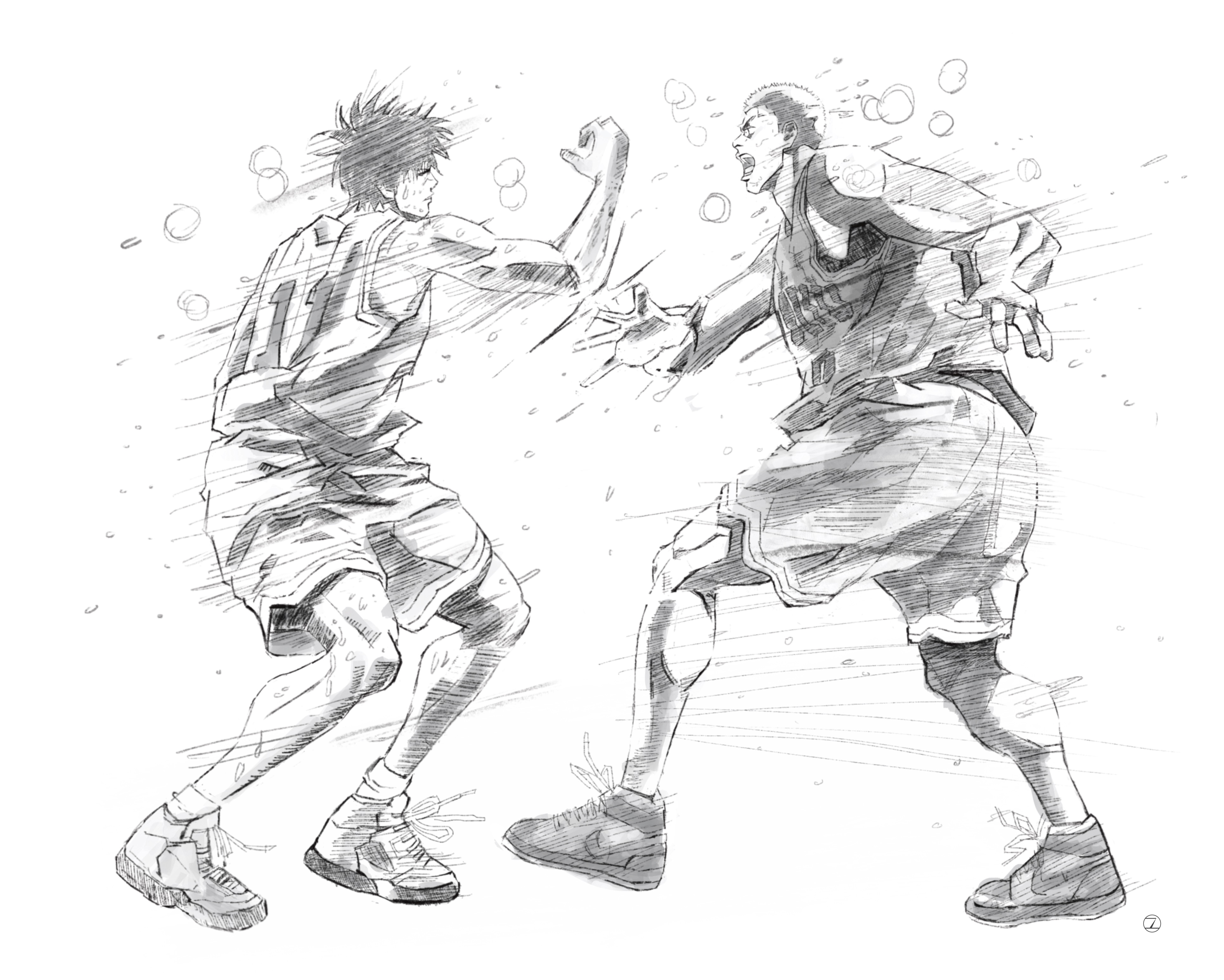 ユーキ スポーツイラストレーター Twitterren 鳥肌 涙 ユーモア スラムダンク イラスト スラムダンク ハイタッチ 井上雄彦 T Co Licboeckfy Twitter