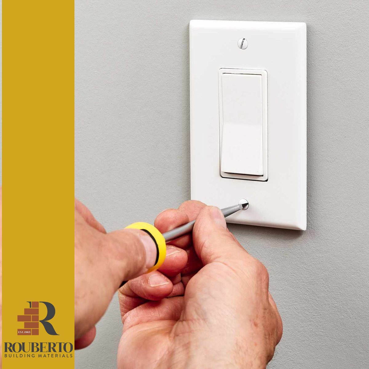 Rouberto_CC's tweet photo. Rouberto Tip: When painting never be tempted to skip removing light switch covers and plug covers! If you ever want to upgrade them at least the paint colour underneath is consistent with your wall.
WhatsApp us on 082 938 8528.
#Rouberto #RoubertoTips #DIY #DIYTips #DIYHacks https://t.co/plm6Xzt4Hr