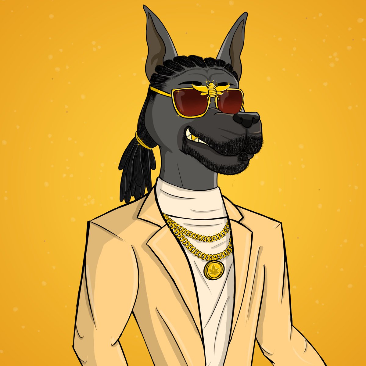 I_sush_lin's tweet photo. Look at this inspired by you... The dog father! @SnoopDogg @PartyDogsClub https://t.co/l77a4hIpSH