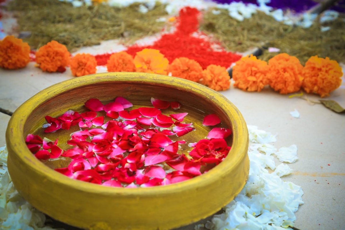 On the occasion of #Deepawali, #LAHS #Gwalior students represented different states of India by wearing their cultural dress, and made a huge #Rangoli at school with the essence of Love &amp; Harmony signifying the essence of Unity in Diversity.