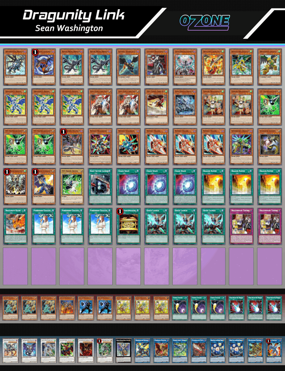 Sean Washington's Top 8 deck profile from Table &amp; Tower's 3v3 tournament! Over 50 teams competed, but Ozone managed to make it! #yugioh #OzoneTCG #TeamOzone