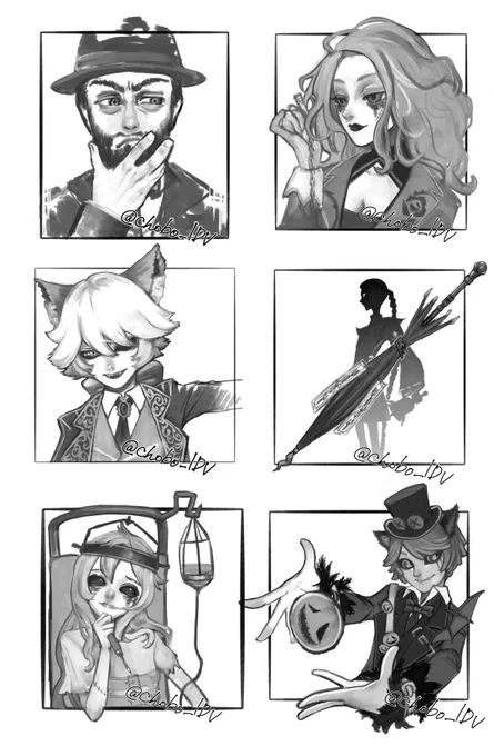 #リプ来たキャラの顔だけ描く
まとめ!👏
リプありがとうございました!
自分では普段描こうとしないキャラも描くきっかけになって、とても楽しかったです
また募集させてください🙏💓 