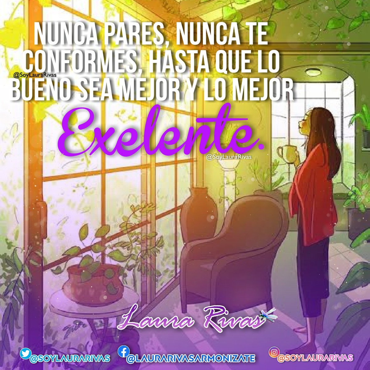 FClubLauraRivas's tweet photo. By: @SoyLauraRivas #FrasesMagicas #ModoLau  https://t.co/h6fYk2B1c3 #AñoFeliz2022 #LauLovers https://t.co/0Qc2anch0R