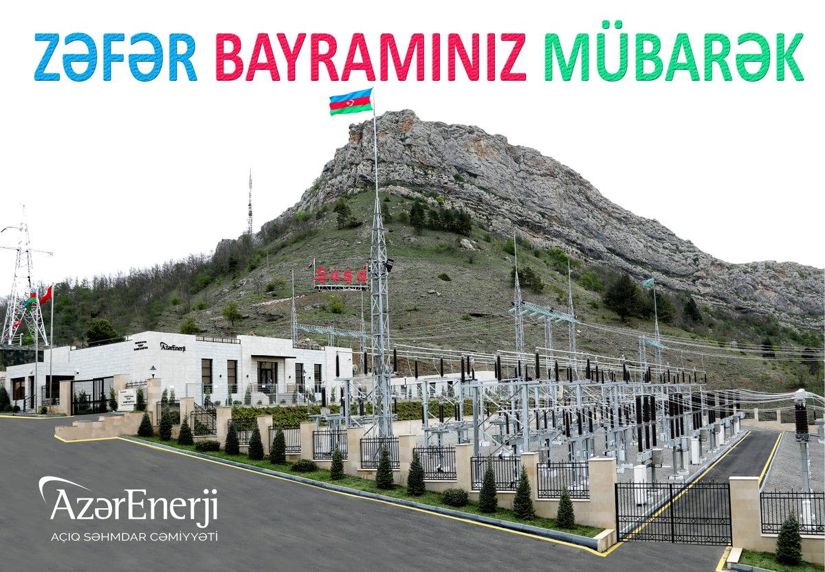 AzerenerjiASC's tweet photo. #QarabağAzərbaycandır #KarabakhisAzerbaijan #KarabağAzerbaycandır
#Zəfər 
#ZəfərGünü 
#Zafer 
#ZaferinizKutluOlsun
#CanAzerbaycan 
#MüzəffərAliBaşKomandan
#Şuşa 
#Shusha 
#Qarabağbizimdir 
#BirMilletİkiDevlet
#RəşadətliAzərbaycanOrdusu
🇦🇿🇦🇿🇦🇿🇦🇿🇦🇿🇦🇿 https://t.co/OOeovllxcG