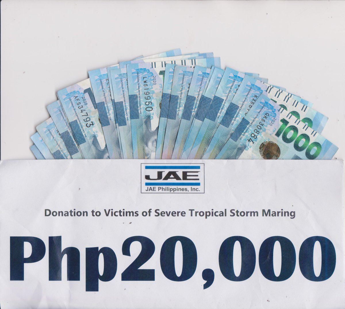 alagangkapatid's tweet photo. Mga Kapatid!

Alagang Kapatid Foundation, Inc. is proud to have generous friends that share the same passion for humanitarian causes.

With their help, victims of STS #MaringPH will be served and given a renewed sense of hope.

#SalamatKapatid, JAE Philippines, Inc. (Official)! https://t.co/FUzORlCzVB