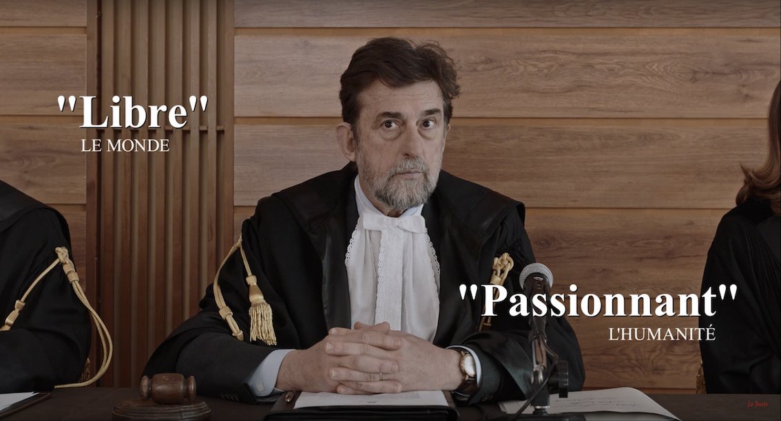 Dans la b.-a. de Tre Piani, un mot, « libre », extrait de la critique cannoise de <a href="/lemondefr/">Le Monde</a> . La phrase entière: "Alba Rohrwacher laisse entrevoir un autre film, plus libre, qui prendrait la douleur comme une matière à façonner et pas comme un sujet à traiter". Malin, <a href="/Le_Pacte/">Le Pacte</a>