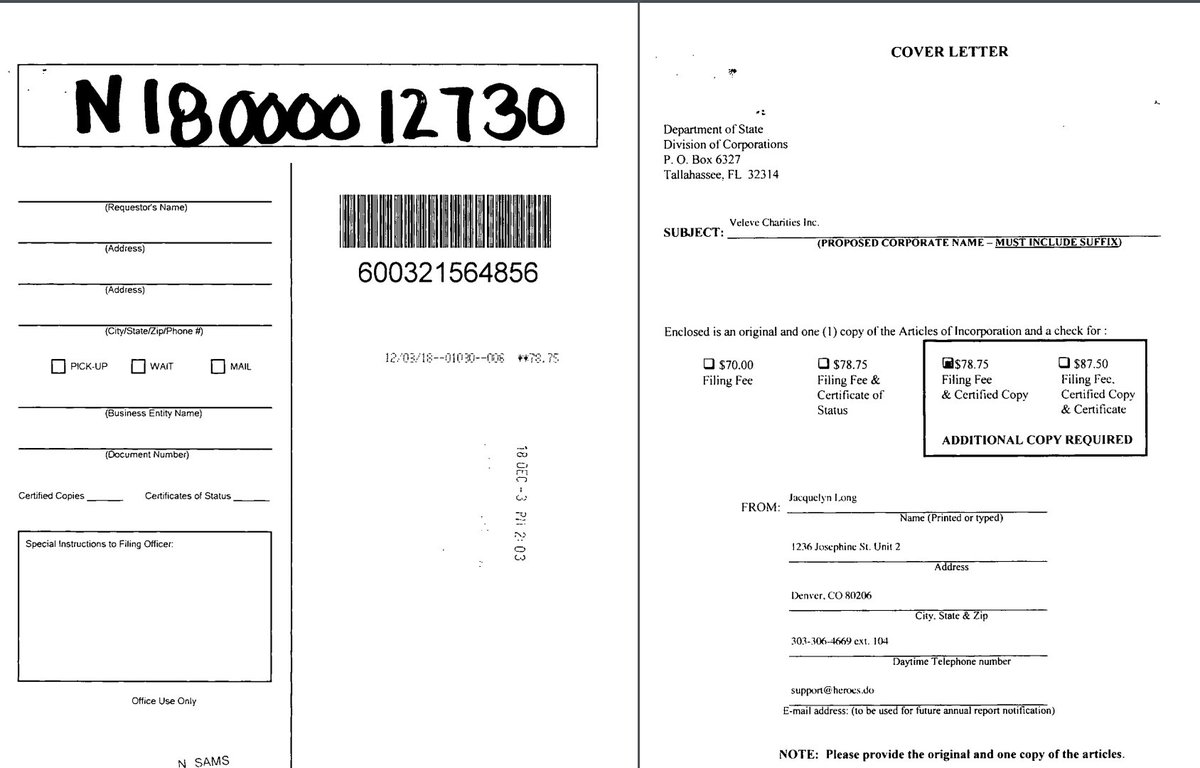 gal_suburban's tweet photo. This basically answers that question about whether or no any Veterans were actually served.
Wonder where all that money from that fancy BALL went? Venezuela... hm...
Short lived endeavor - Admin Dissolution for Annual Report 9/27/2019 https://t.co/wBMuqu097i