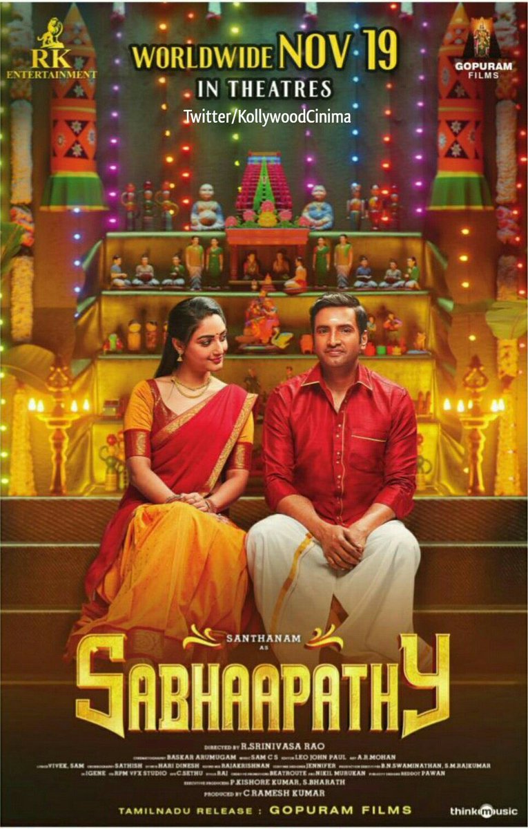 cinemapayyan's tweet photo. #PennePenne, the 2nd track from #Sabhaapathy is out now!
▶️ https://t.co/rmou0PcdSa

🎶 &amp; 🖋️ @SamCSmusic
🎤 @pradeep_1123

Movie releasing on Nov 19th in theaters. 

@iamsanthanam @RKEntrtainment #GopuramFilms @Rsrinivasarao_ @preetiverma @gobeatroute #Santhanam https://t.co/ytqSkx8M3K