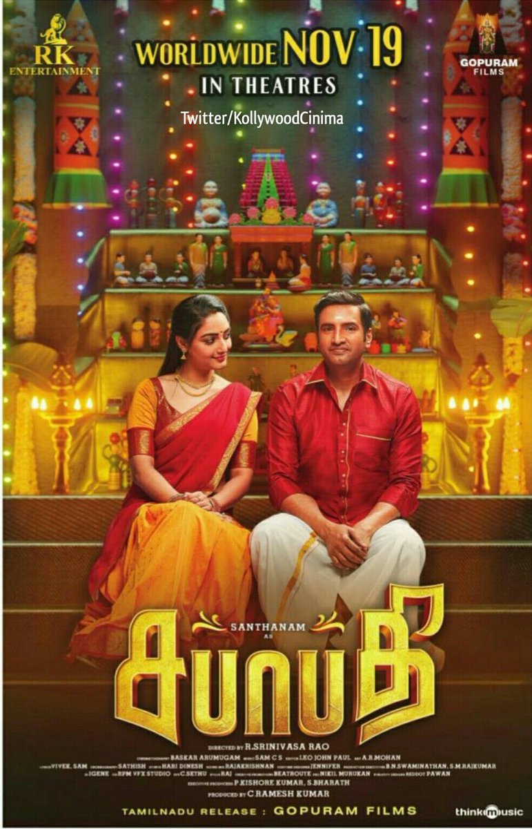 cinemapayyan's tweet photo. #PennePenne, the 2nd track from #Sabhaapathy is out now!
▶️ https://t.co/rmou0PcdSa

🎶 &amp; 🖋️ @SamCSmusic
🎤 @pradeep_1123

Movie releasing on Nov 19th in theaters. 

@iamsanthanam @RKEntrtainment #GopuramFilms @Rsrinivasarao_ @preetiverma @gobeatroute #Santhanam https://t.co/ytqSkx8M3K